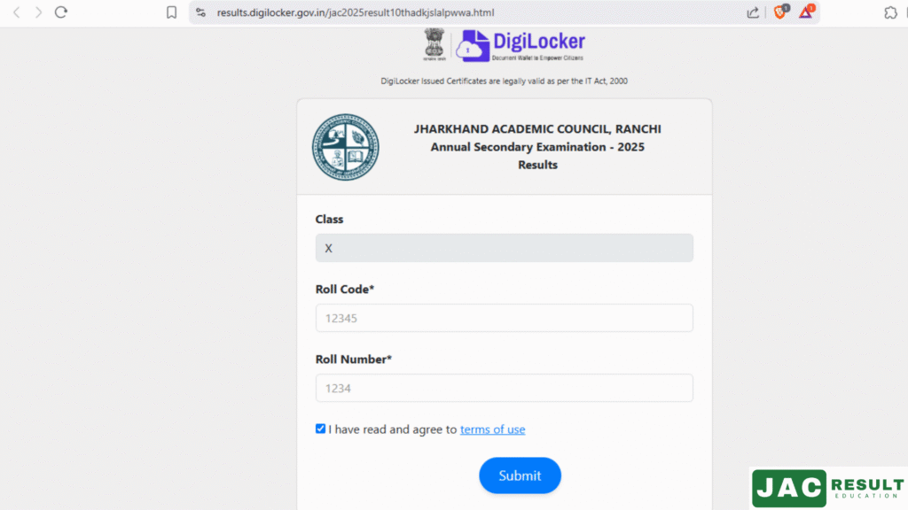 Check JAC 10th Result 2025: Simple & Easy Guide 8 7 1