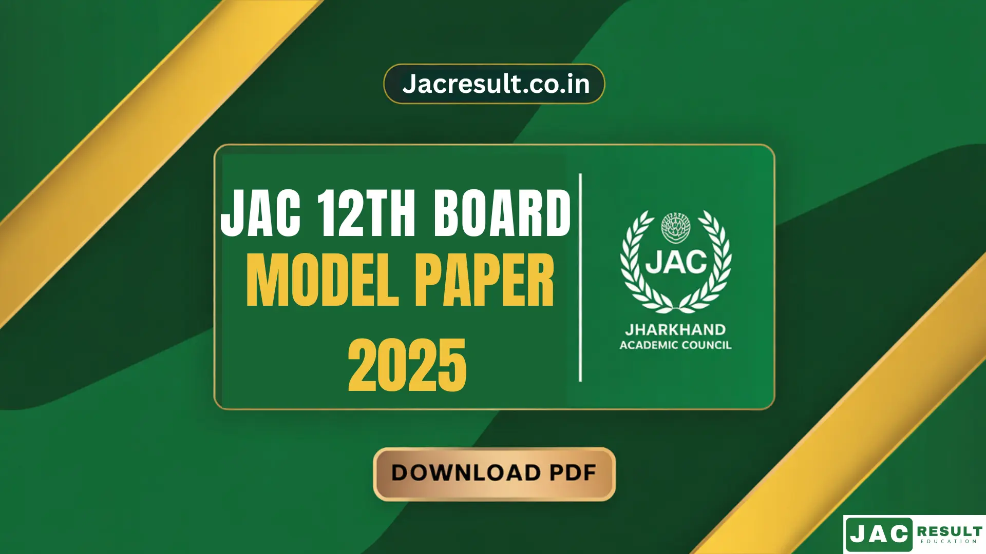 Download JAC 12th Model Paper 2025 PDF – Jharkhand Board Sample Question Paper by jacresult.co.in
