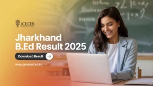 Student checking Jharkhand B.Ed Result 2025 online on laptop – Official result link at jacresult.co.in